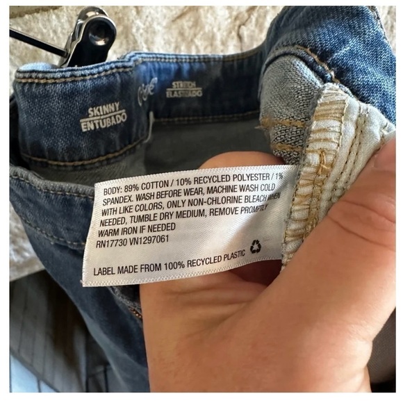 Cat & Jack Boys Blue Jeans size 14 husky - Picture 5 of 5